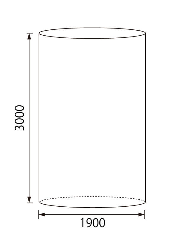 内袋 0.06×1900×3000H 上下オープン