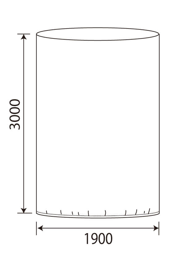内袋 0.06×1900×3000H 底部シール有
