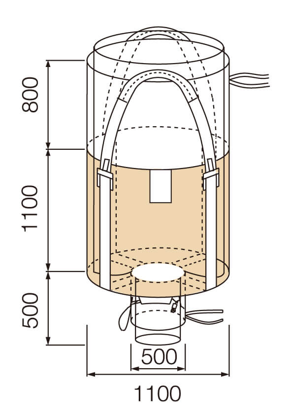 1100KHR(PL)POC 内袋セット済