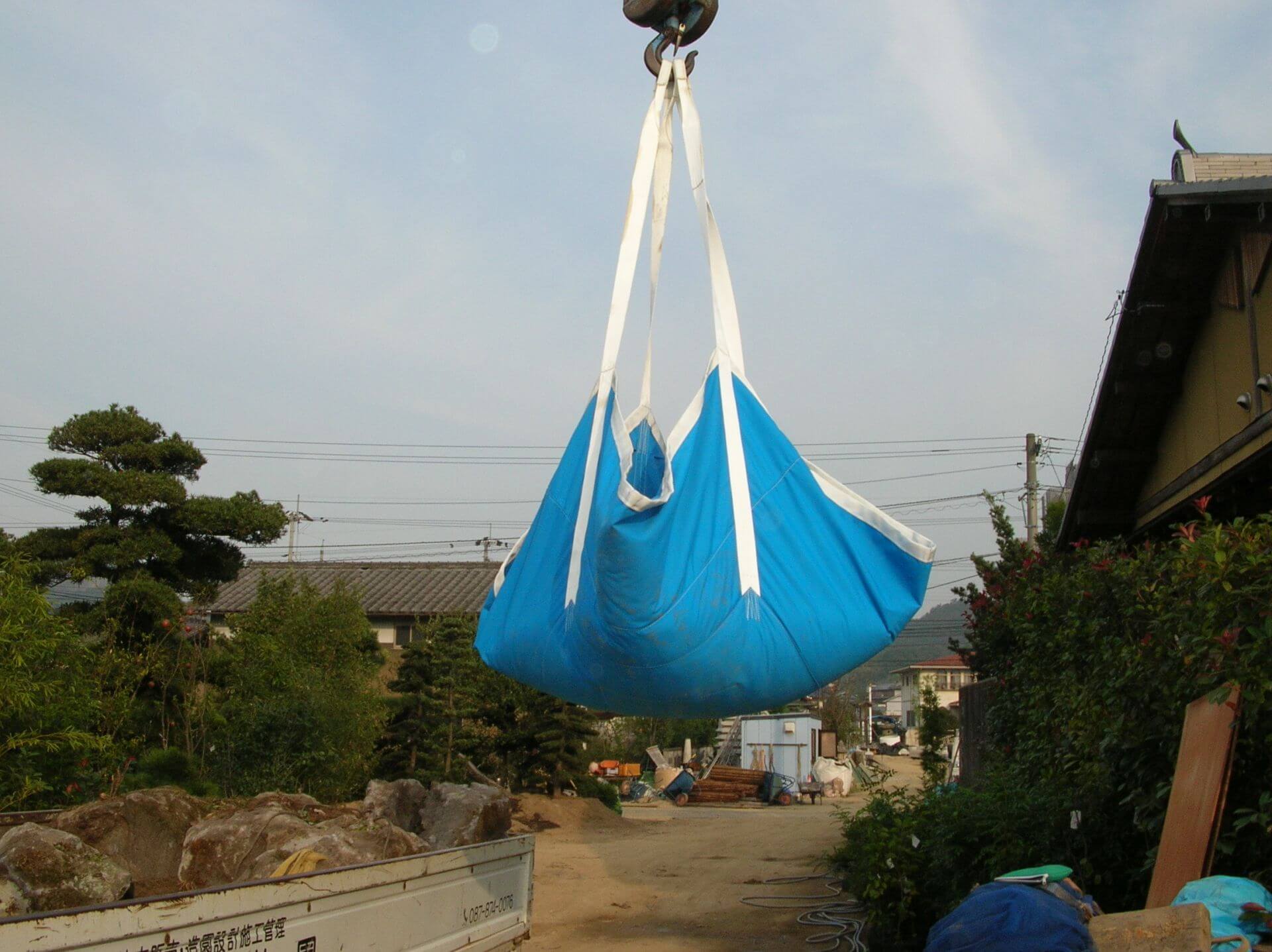 トラッシュシート TS-21A 2.1M角 2点吊りエンドレスタイプ