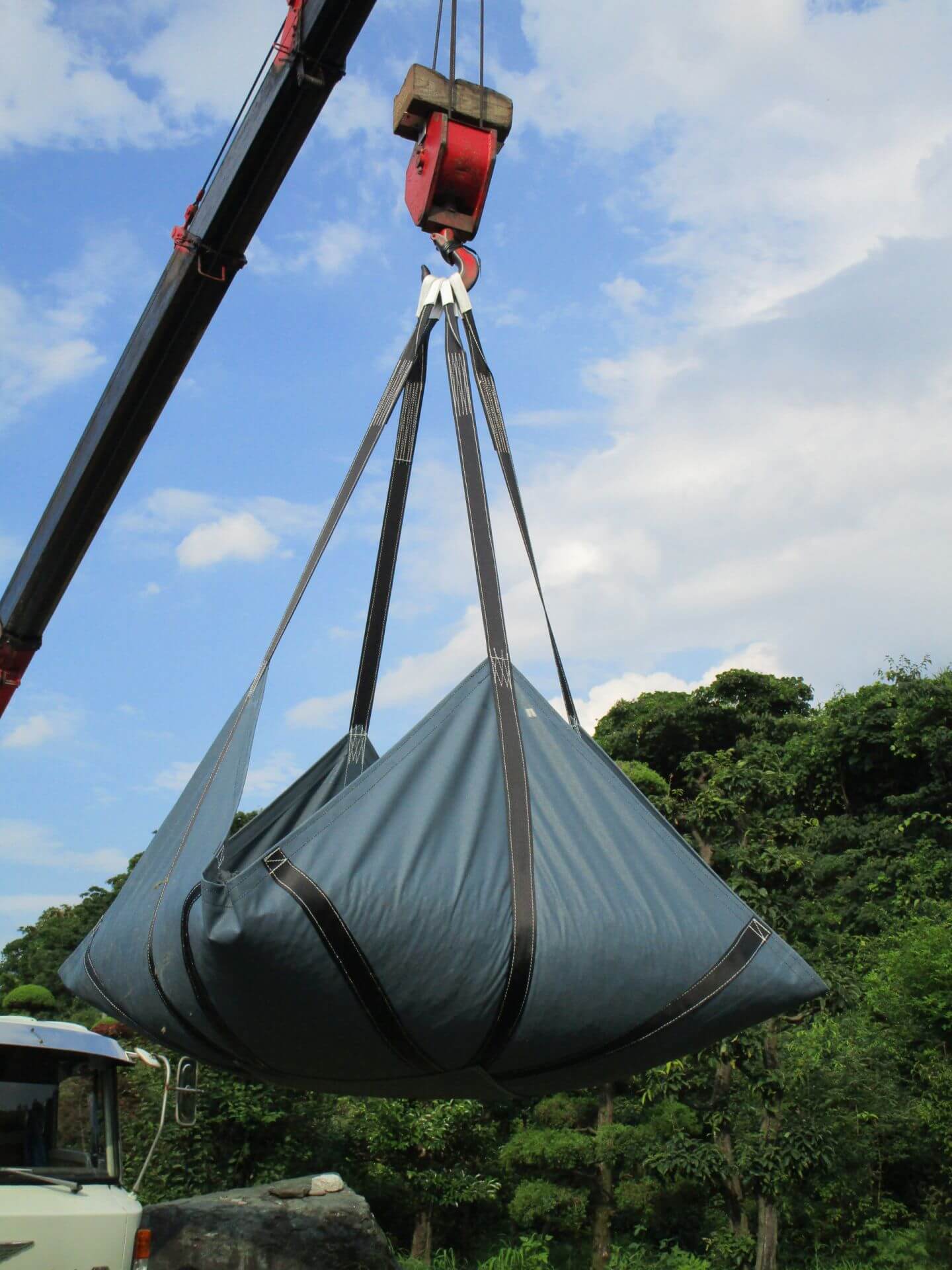 防水型トラッシュシート TSR-27B 2.7M角 4点フックタイプ