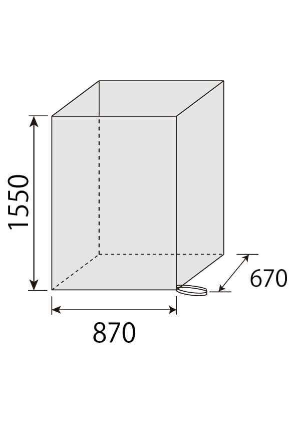 FN7 FTナチュラルクロス FT850 カゴ車カバー