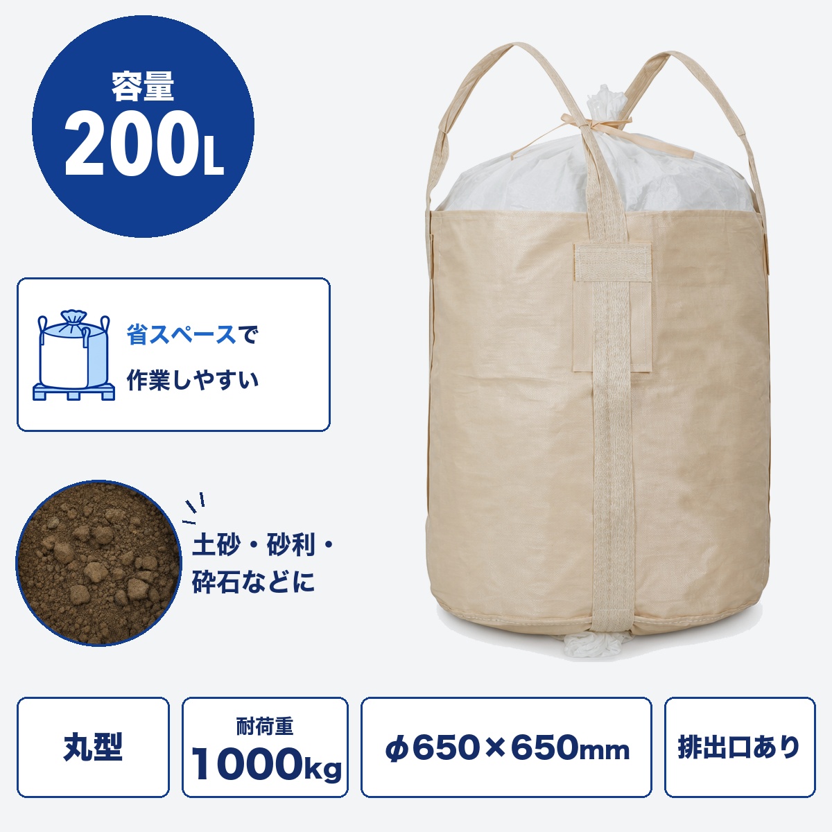650KHR｜200L｜丸形｜省スペース