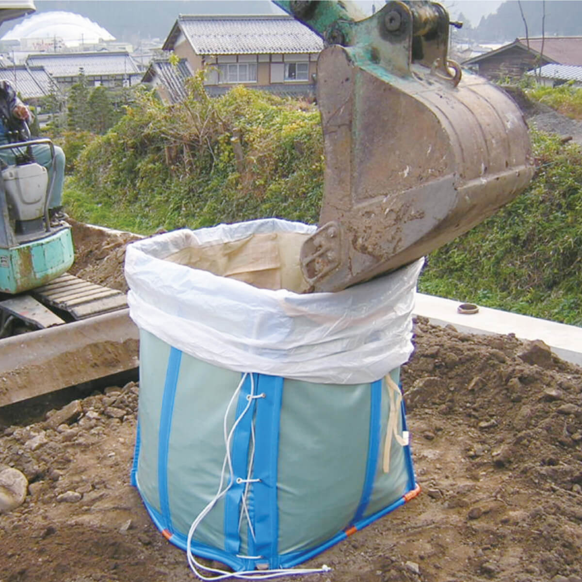 C4 テクセル製 土木用フレコンスタンド