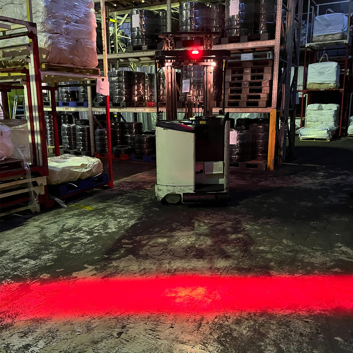 フォークリフト用 ラインライト TE-9 LH200R 赤色