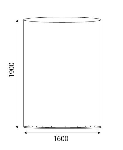 500Lフレコン用内袋 0.05×1600×1900H 底部シール加工