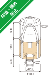 880KHR(PL)POC 内袋セット済