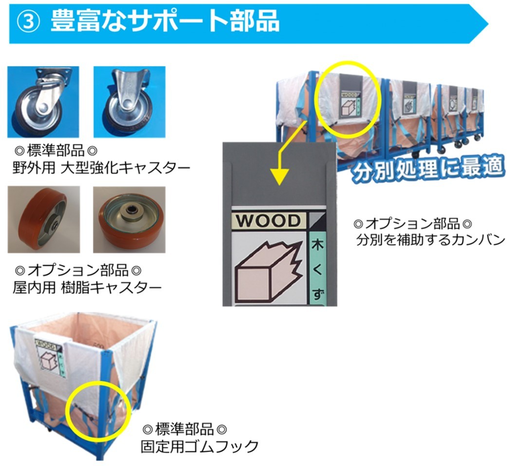 角型フレコン用台車 エコパレ