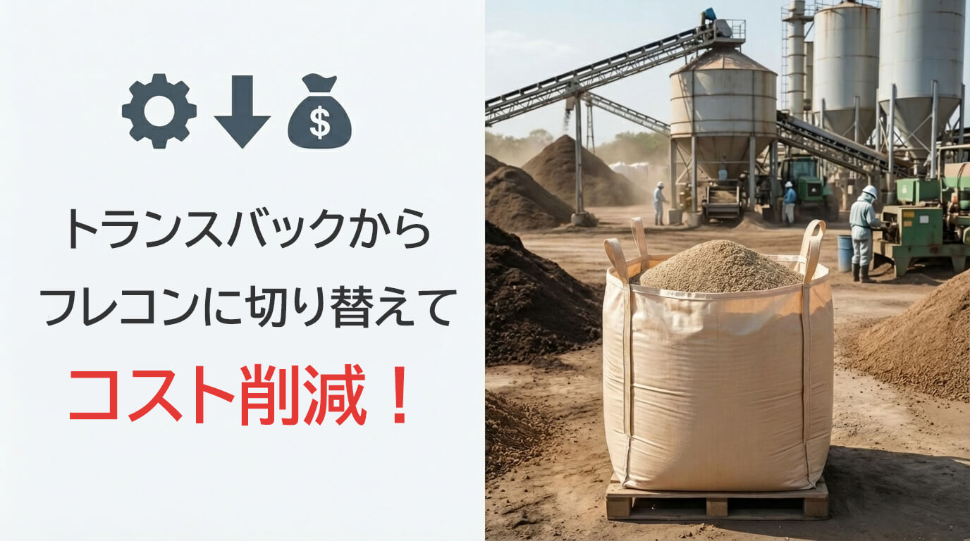 肥料・飼料運搬用トランスバックからフレコンに切り替えるとコストを削減できる理由とは？